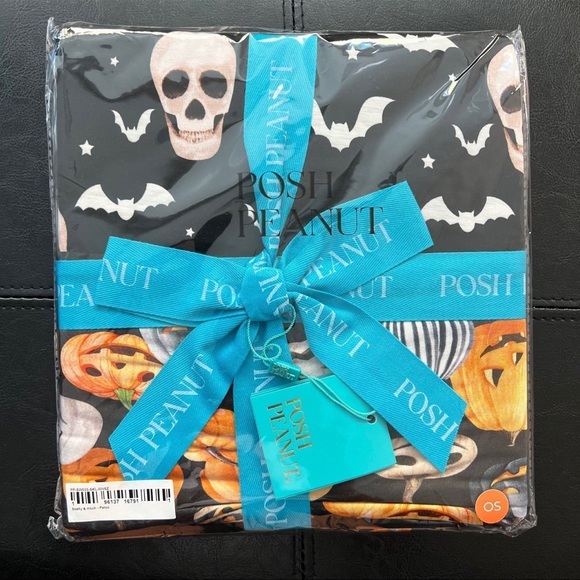 POSH PEANUT PATOO HALLOWEEN SKELLY HITCH BATS SKULLS PUMPKINS GLOW IN THE DARK - Picture 7 of 7